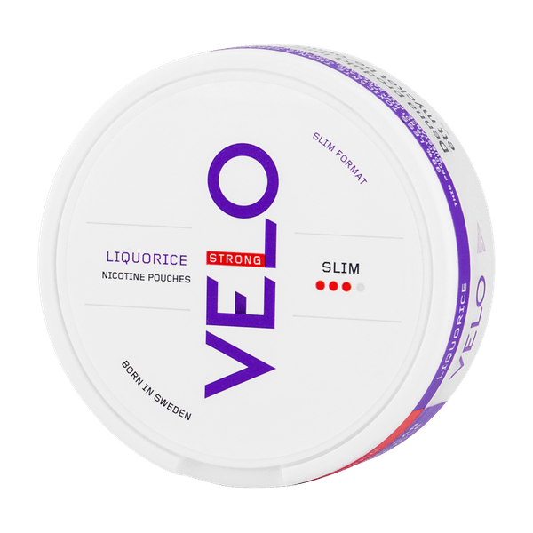 VELO Liquorice Strong Slim nicotinezakjes