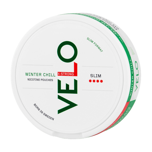 VELO Winter Chill X-Strong Slim nicotinezakjes