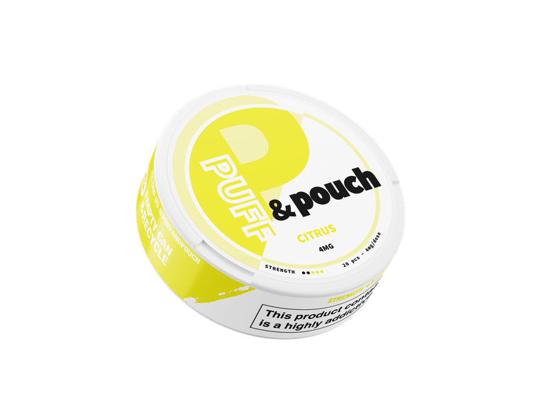 Puff and Pouch Citrus 4mg nicotinezakjes