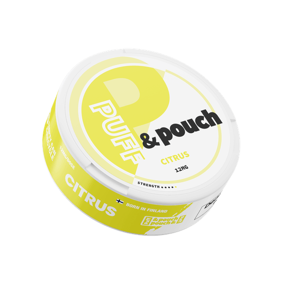 Puff and Pouch Citrus Strong 12mg nicotinezakjes