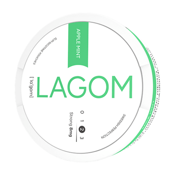 Pochette di nicotina LAGOM Apple Mint Light 4mg
