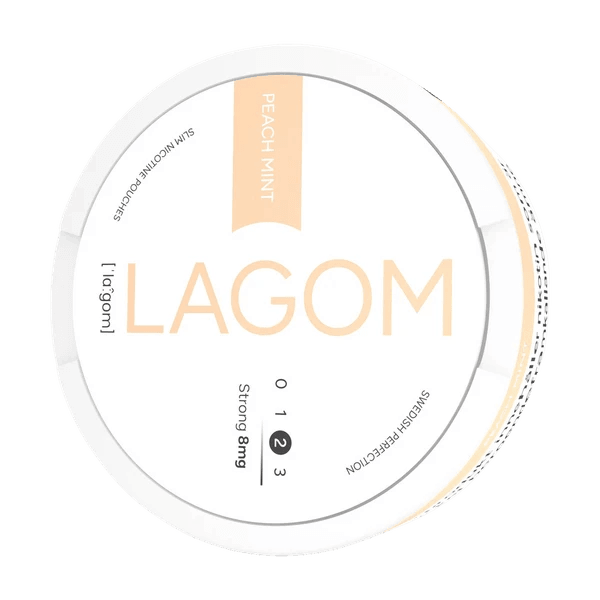 LAGOM LAGOM Peach mint 8mg nicotinezakjes