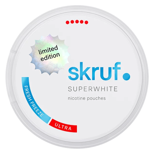 SKRUF SKRUF Superwhite Fresh Freeze nicotinezakjes
