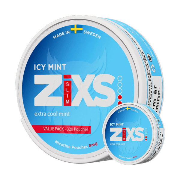 ZIXS ZIXS Icy Mint Jumbo Can nicotinezakjes
