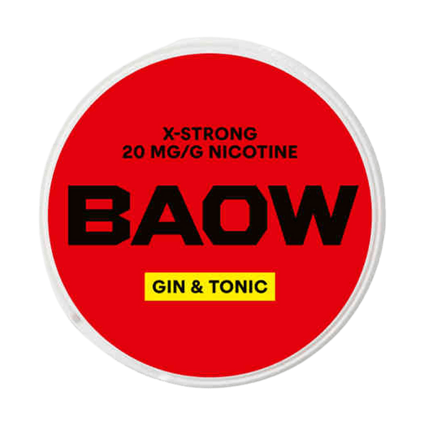 BAOW Gin & Tonic X-strong nicotinezakjes